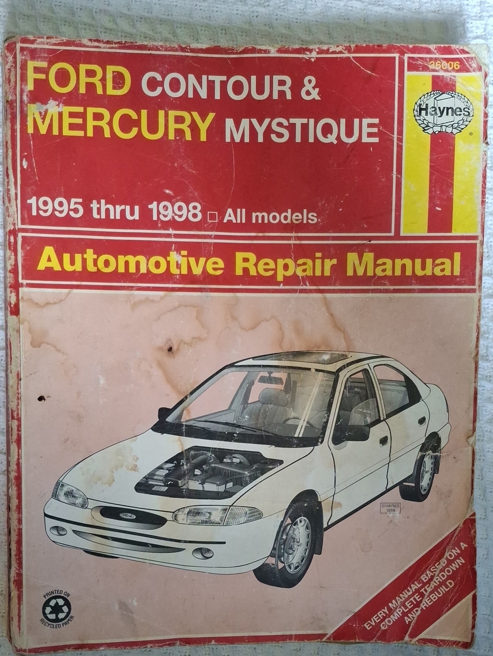 Used Ford Contour & Mercury Sable '95 - '98 Manual